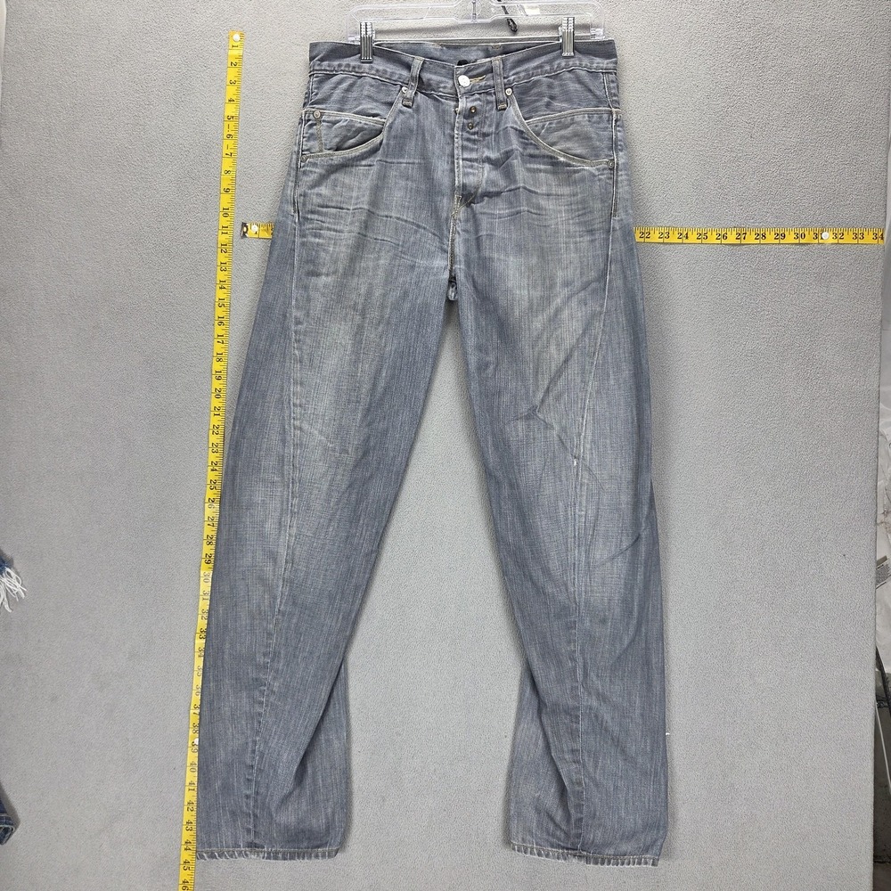 Vintage Levis Engineered Jeans Mens‎ 32x32 Gray Twisted Button Fly